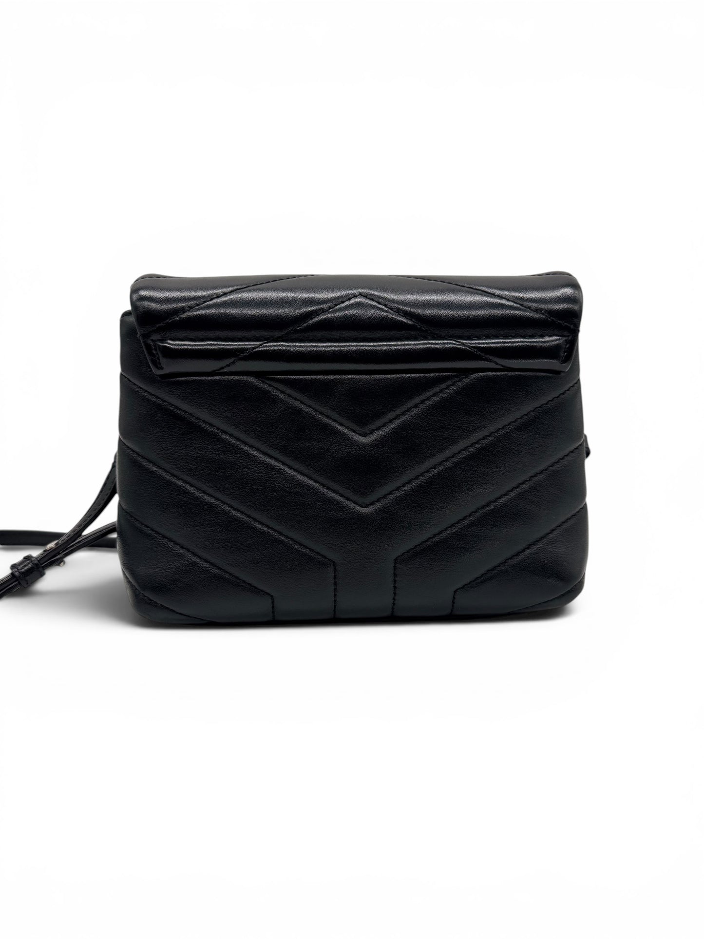 Saint Laurent Lou Lou Toy Nera in Pelle