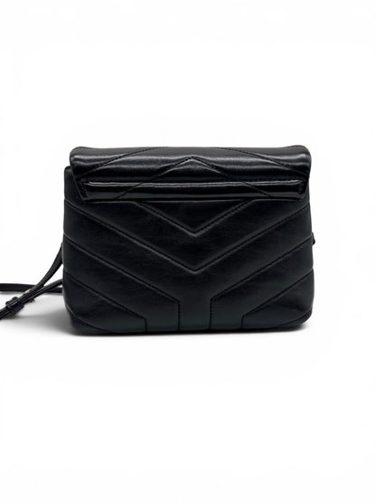 Saint Laurent Lou Lou Toy Nera in Pelle