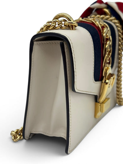 Gucci Silvie Mini Chain White