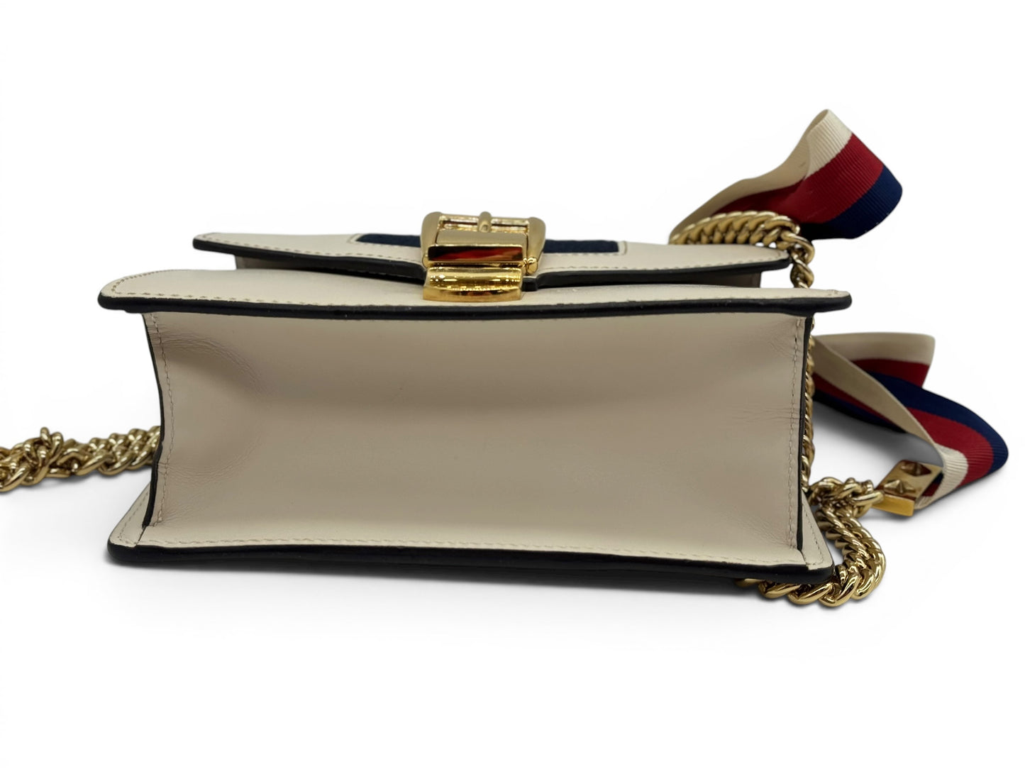 Gucci Silvie Mini Chain White