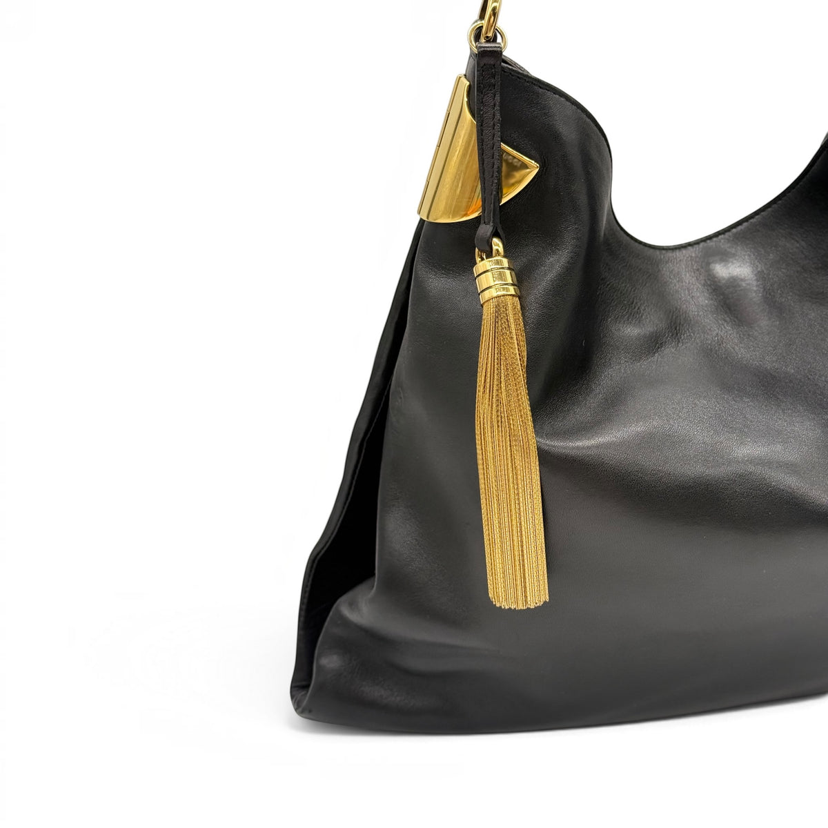 Gucci 1970 Chain Hobo Nera in Pelle