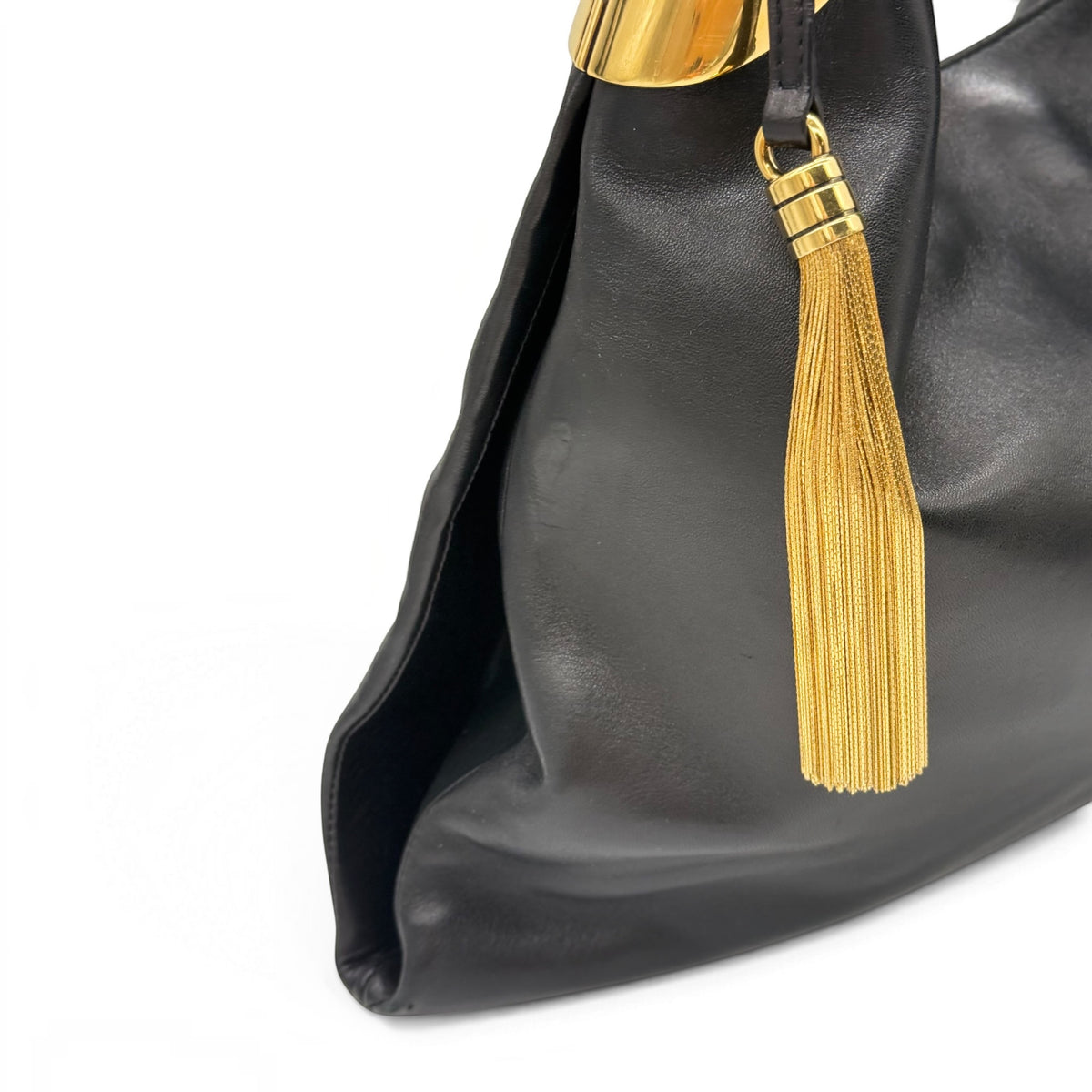 Gucci 1970 Chain Hobo Nera in Pelle