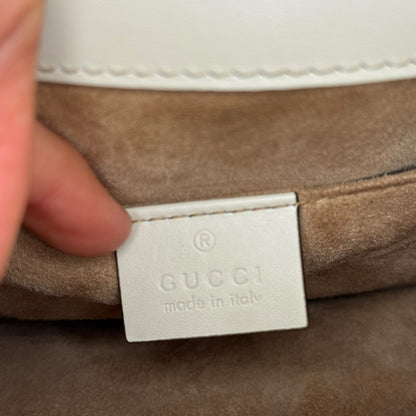 Gucci Silvie Mini Chain White