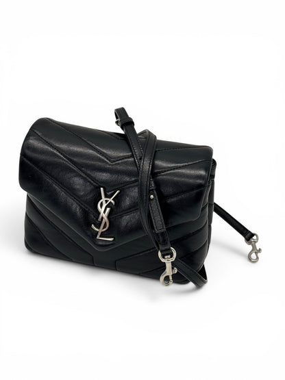 Saint Laurent Lou Lou Toy Nera in Pelle
