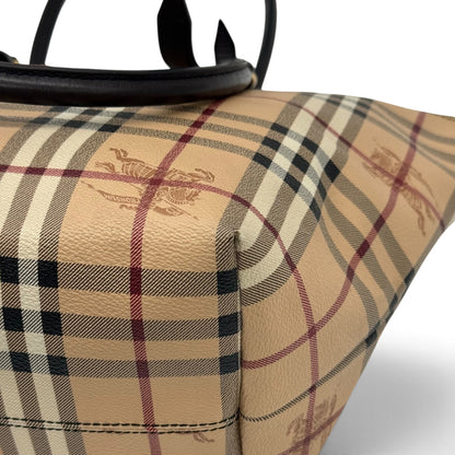 Burberry Haymarket Check Marrone Beige