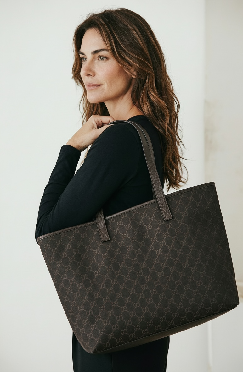 Gucci Shopping Tote GG Canvas