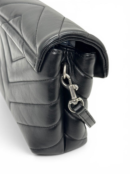 Saint Laurent Lou Lou Toy Nera in Pelle