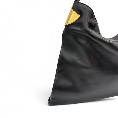 Gucci 1970 Chain Hobo Nera in Pelle