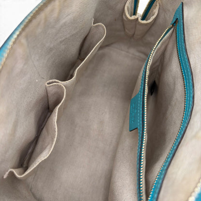 Gucci Dôme Verde Acqua in Pelle con Tracolla