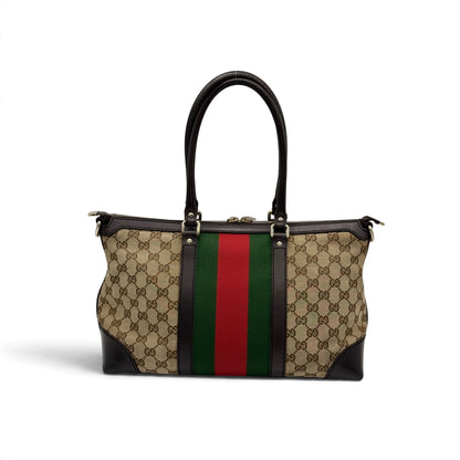 Gucci GG Boston Monogram Marrone Beige