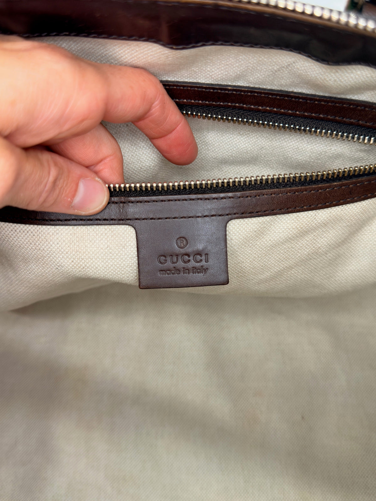Gucci GG Boston Monogram Marrone Beige
