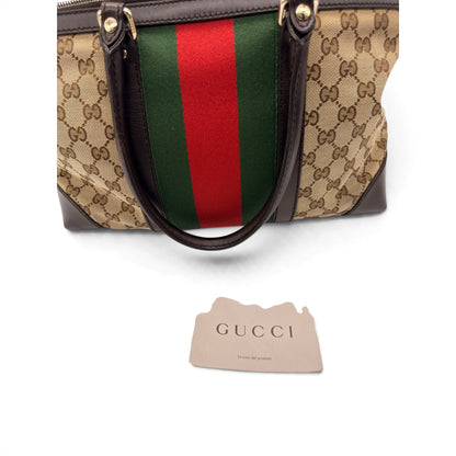 Gucci GG Boston Monogram Marrone Beige