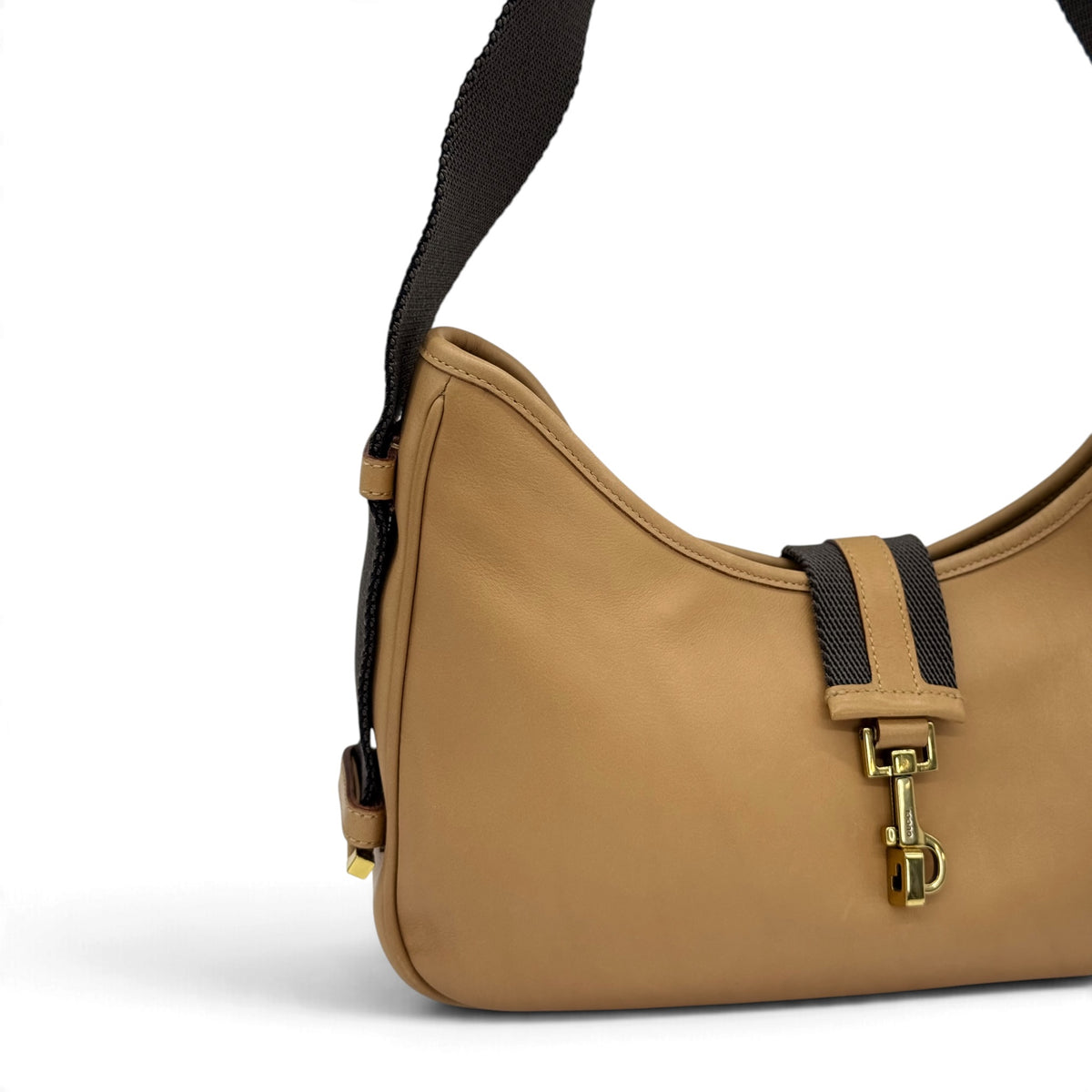 Gucci Jackie in Pelle Beige