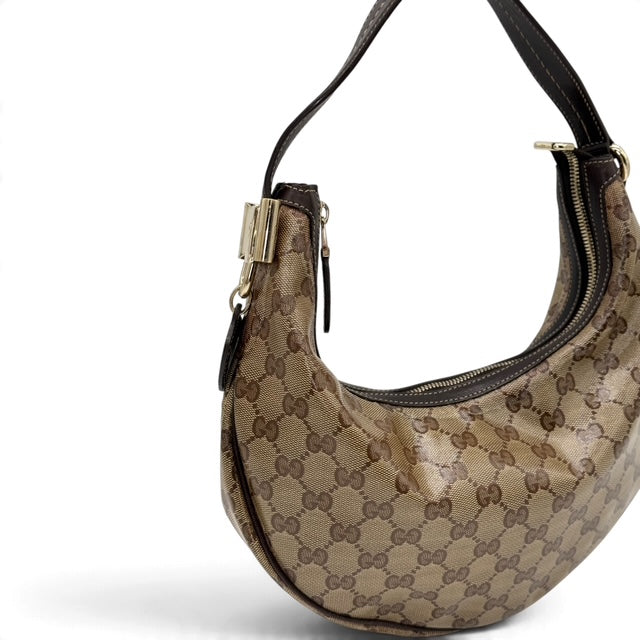Gucci Hobo GG Supreme Beige e Marrone