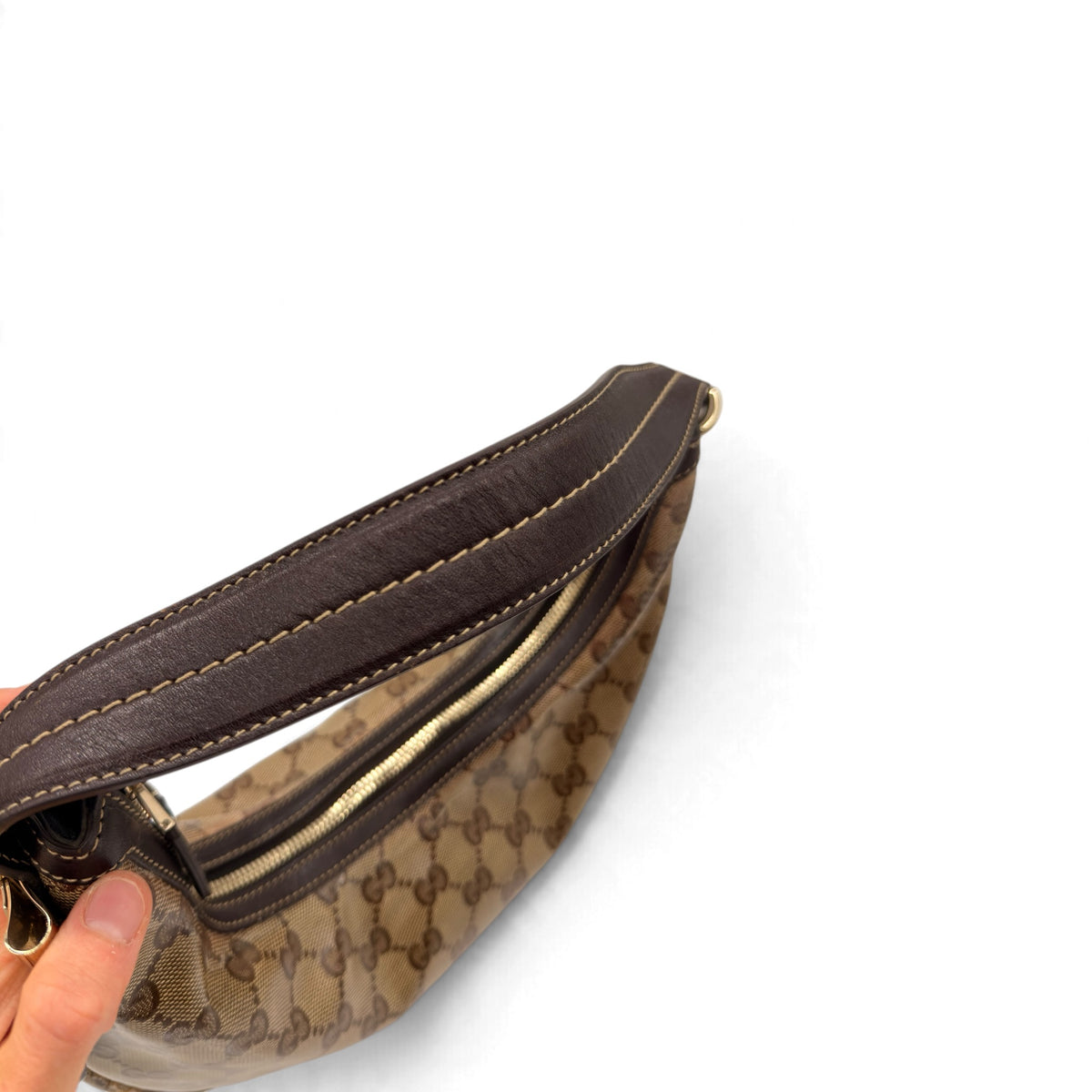 Gucci Hobo GG Supreme Beige e Marrone