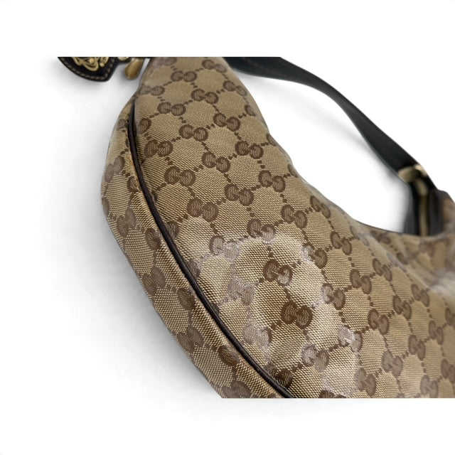 Gucci Hobo GG Supreme Beige e Marrone
