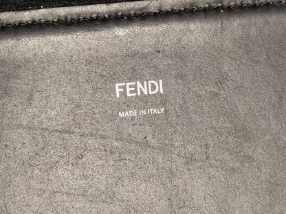 Fendi Sunshine Borsa in Pelle Saffiano Nera