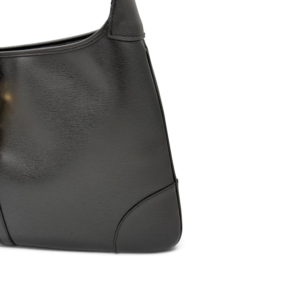 Gucci Jackie Bamboo Borsa a Spalla in Pelle Nera