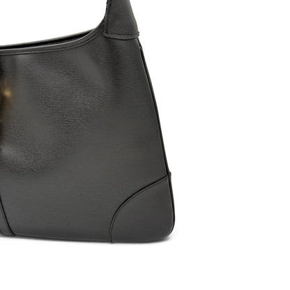 Gucci Jackie Bamboo Borsa a Spalla in Pelle Nera