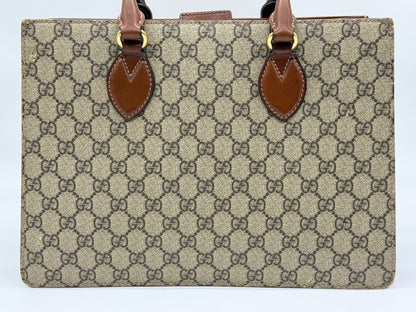 Gucci Top Handle GG Supreme Tote Bag