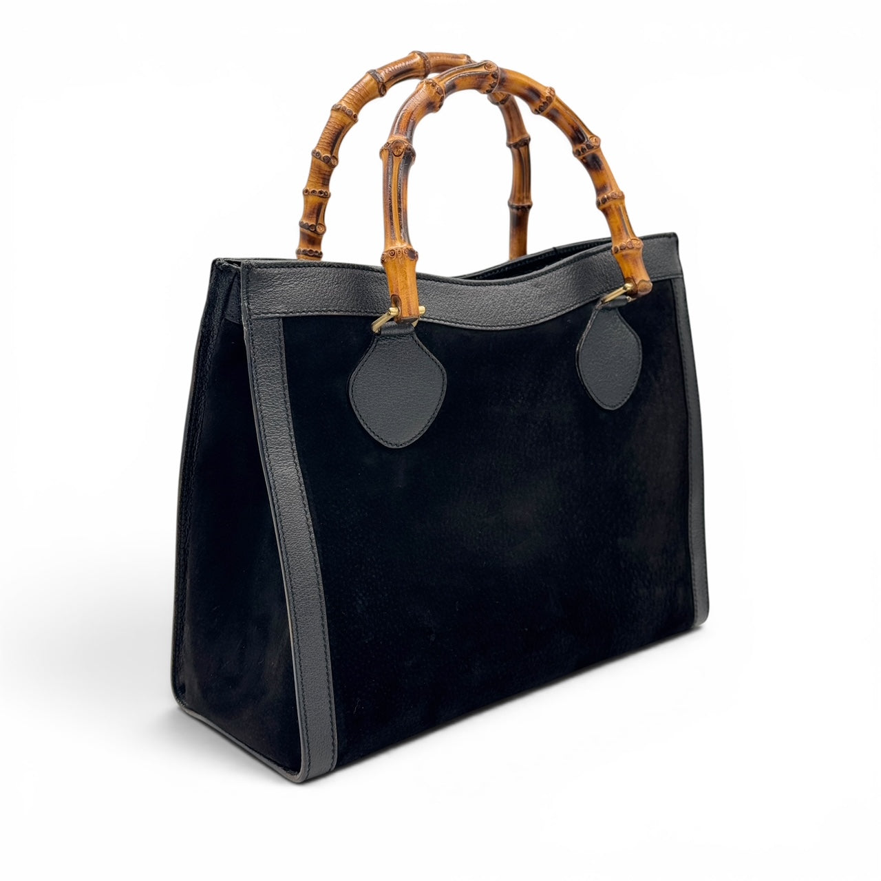 Gucci bamboo Diana scamosciata