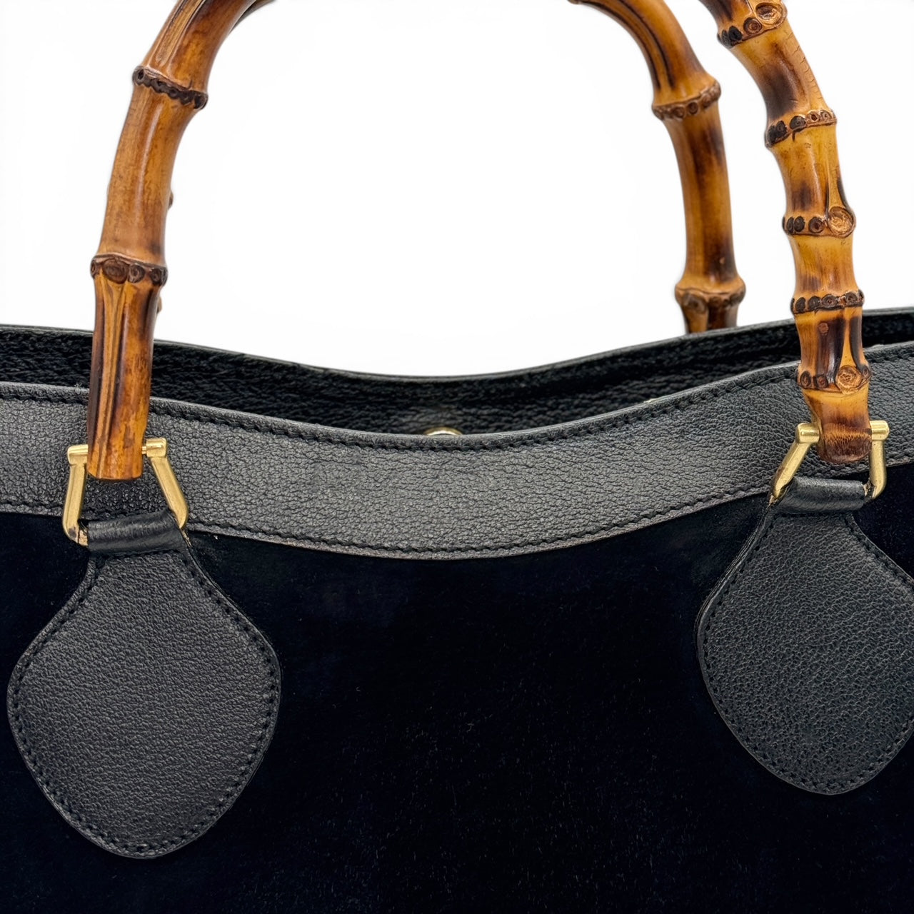 Gucci bamboo Diana scamosciata