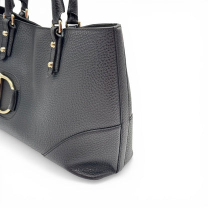 Gucci Horsebit Tote Bag Pelle Nero
