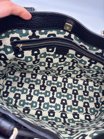 Gucci Horsebit Tote Bag Pelle Nero