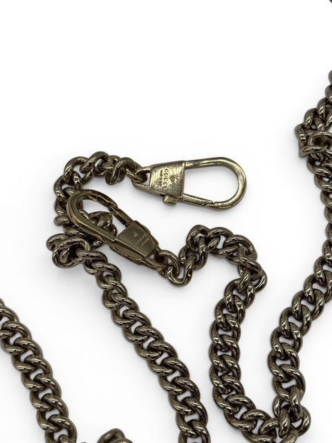 Gucci Interlocking Chain Pelle Bianco