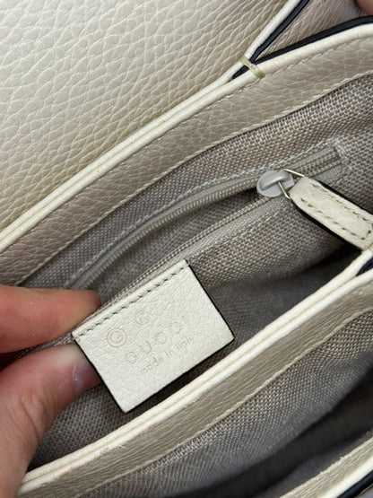 Gucci Interlocking Chain Pelle Bianco