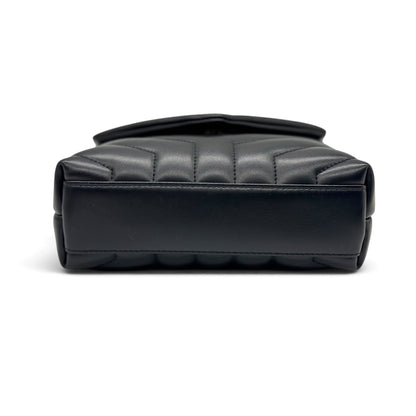 Saint Laurent Loulou Toy Nera in Pelle