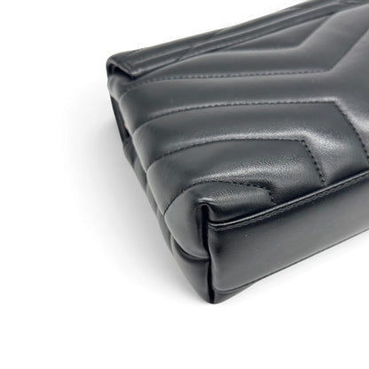Saint Laurent Loulou Toy Nera in Pelle