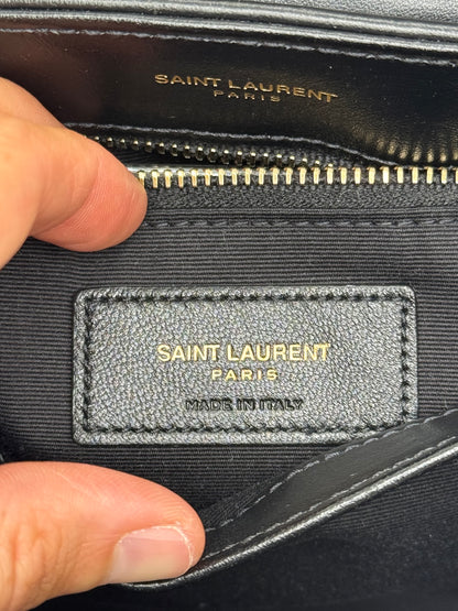 Saint Laurent Loulou Toy Nera in Pelle