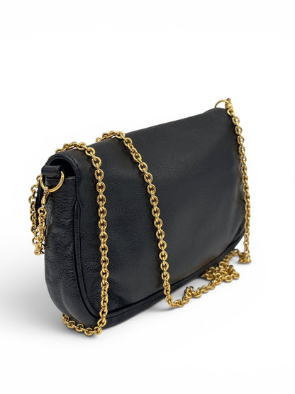 Fendi Mia Nera in Pelle con Catena Oro
