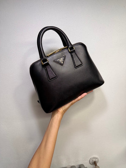 Prada Promenade Saffiano Lux Nera