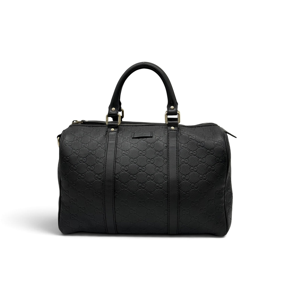 Gucci Boston Guccissima in Pelle Nera