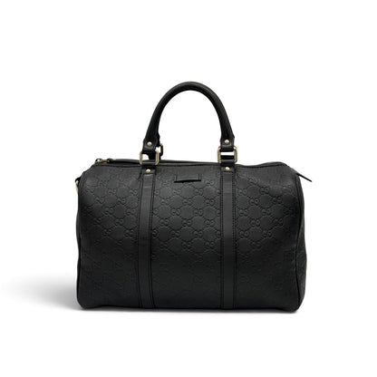 Gucci Boston Guccissima in Pelle Nera