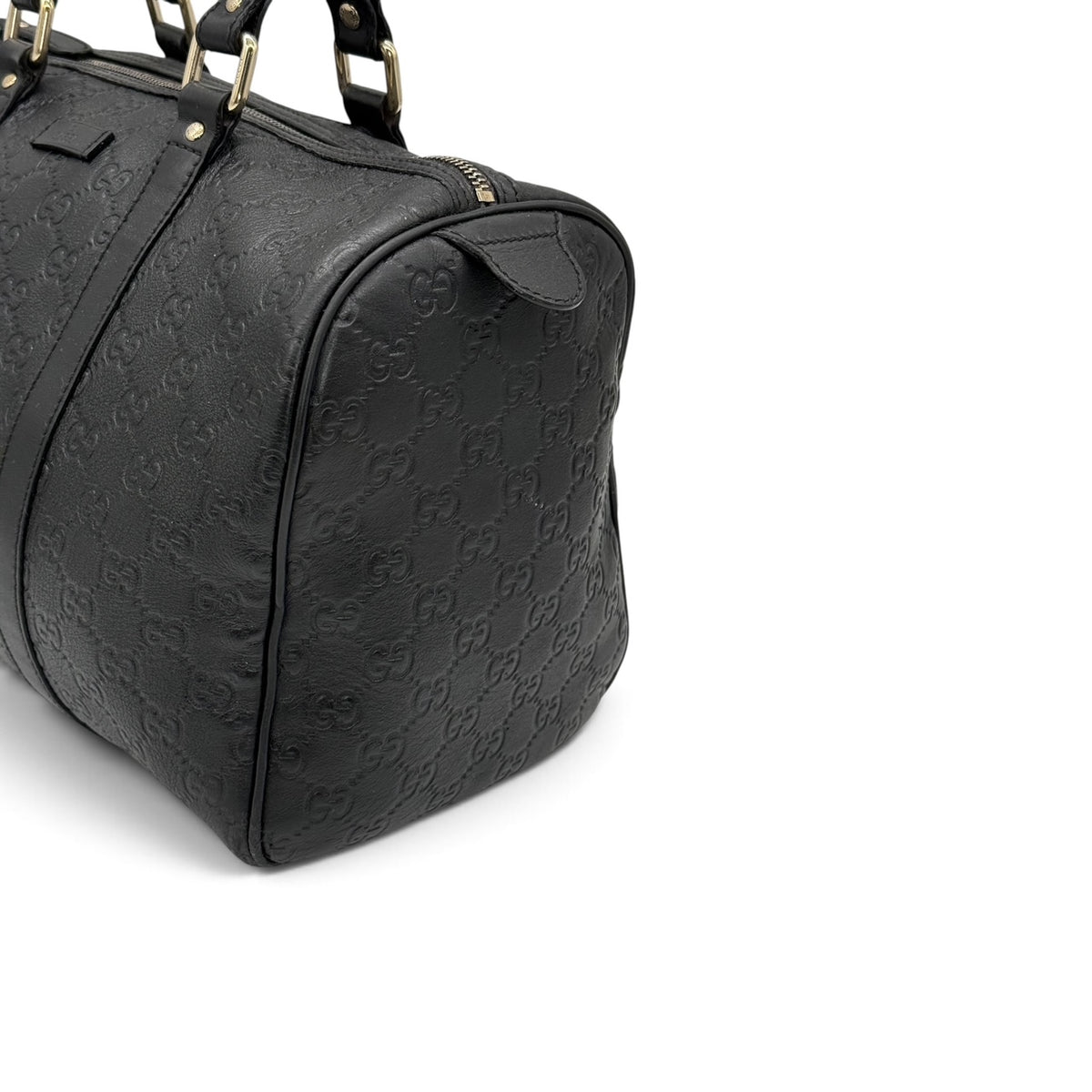 Gucci Boston Guccissima in Pelle Nera