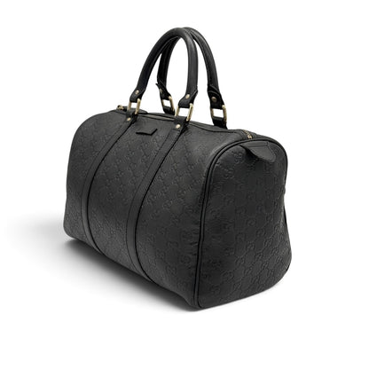 Gucci Boston Guccissima in Pelle Nera