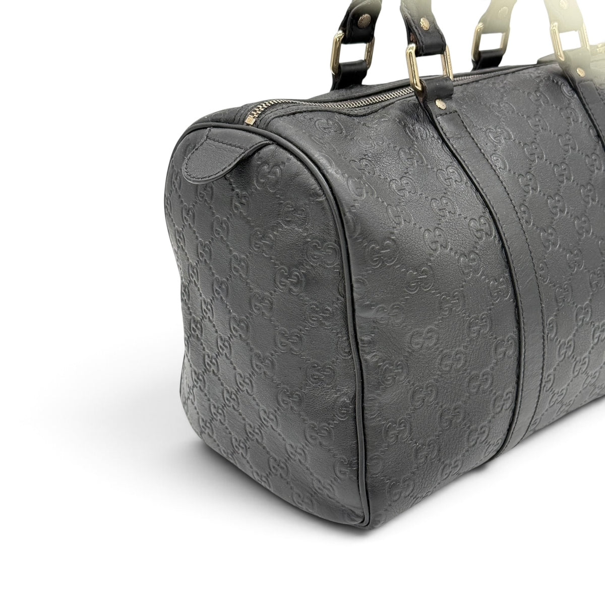 Gucci Boston Guccissima in Pelle Nera