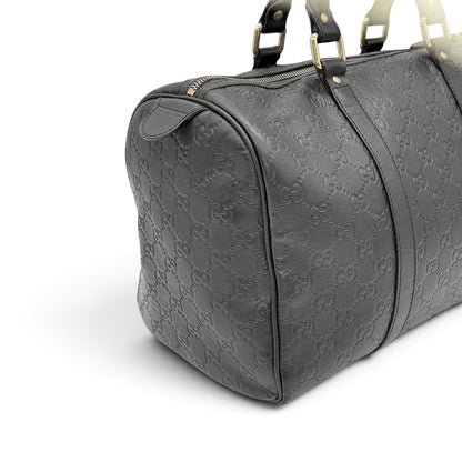Gucci Boston Guccissima in Pelle Nera