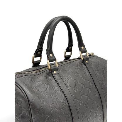 Gucci Boston Guccissima in Pelle Nera