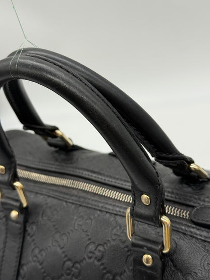 Gucci Boston Guccissima in Pelle Nera