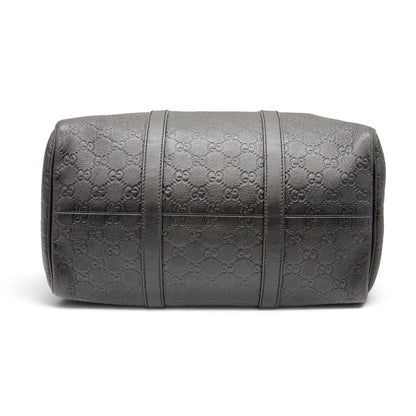 Gucci Boston Guccissima in Pelle Nera