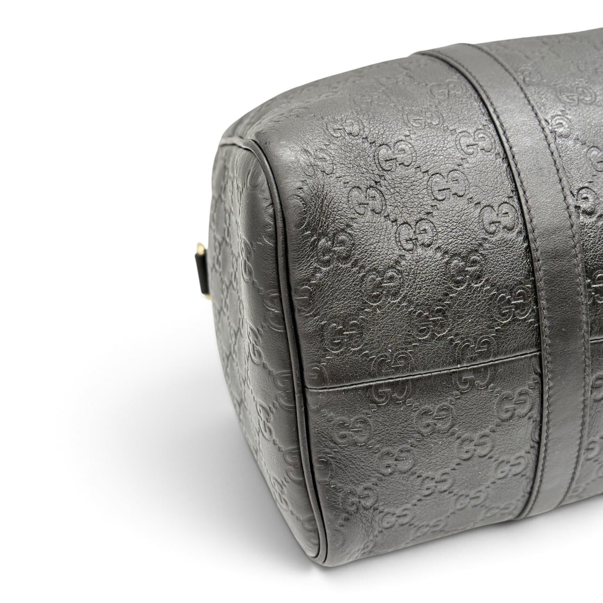 Gucci Boston Guccissima in Pelle Nera