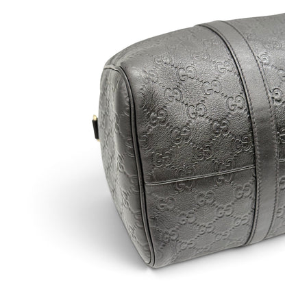 Gucci Boston Guccissima in Pelle Nera