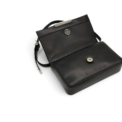 Gucci Square G Borsa a Spalla in Pelle Nera