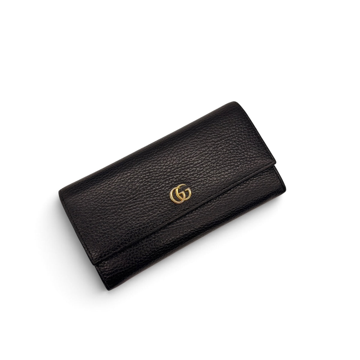 Gucci Portafoglio GG Marmont Nero in Pelle