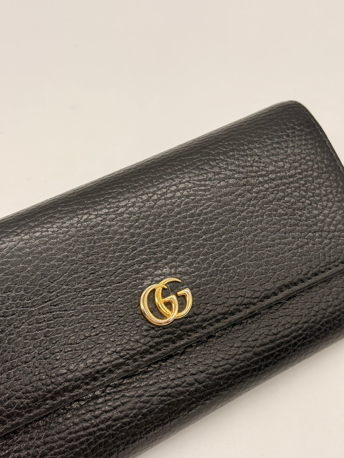 Gucci Portafoglio GG Marmont Nero in Pelle