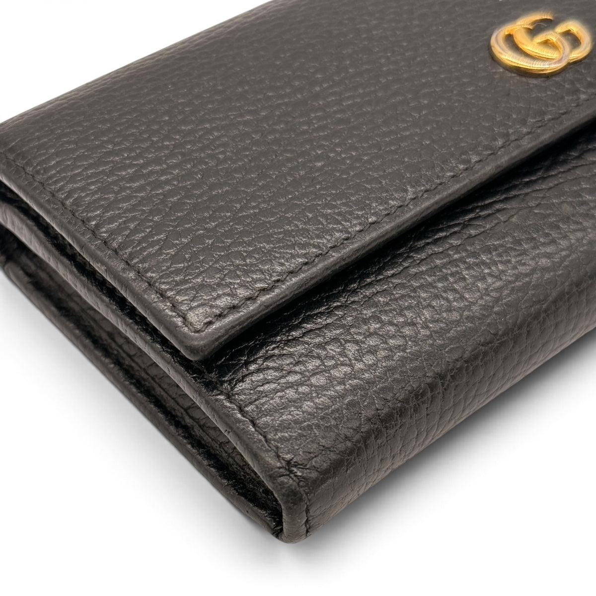 Gucci Portafoglio GG Marmont Nero in Pelle